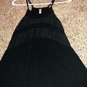 Black lace tank top